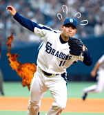 川上、ケツボウボウ!